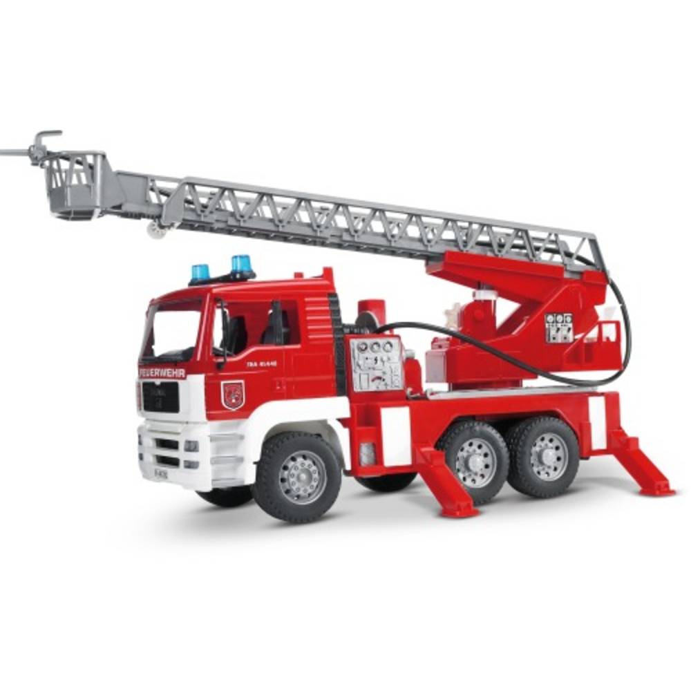 Image of bruder You fire brigade with turntable ladder and Light & Sound module
