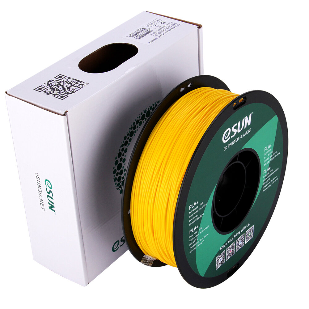 Image of eSUN® PLA+ Filament 1KG 175mm Vacuumed Sealed Package Dimensional Accuracy +/- 003mm for 3D Printing