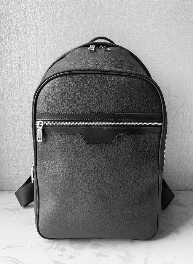 Image of genuine leather high quality luxury men womens rivet backpack famous backpack designer lady l backpacks bags women men fashion school bags