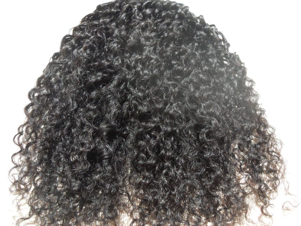 Image of malaysia kinky curly human hair weaves afro products natural black extensions 1 bundles one lot beauty weft