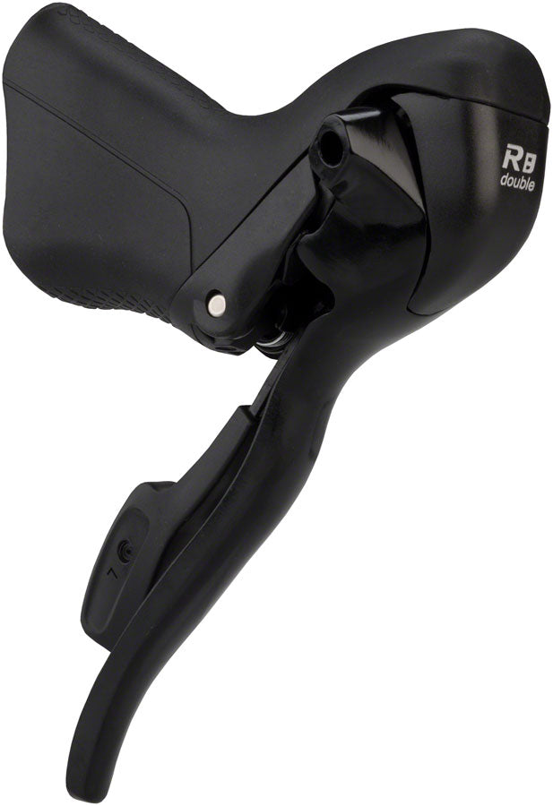 Image of microSHIFT R8 Left Drop Bar Shift Lever Double Shimano Compatible