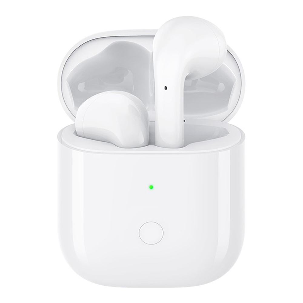 Image of realme Buds Air Bluetooth 50 TWS Earphones Airoha 1536 ENC Noise Cancelling Wireless Charging - White