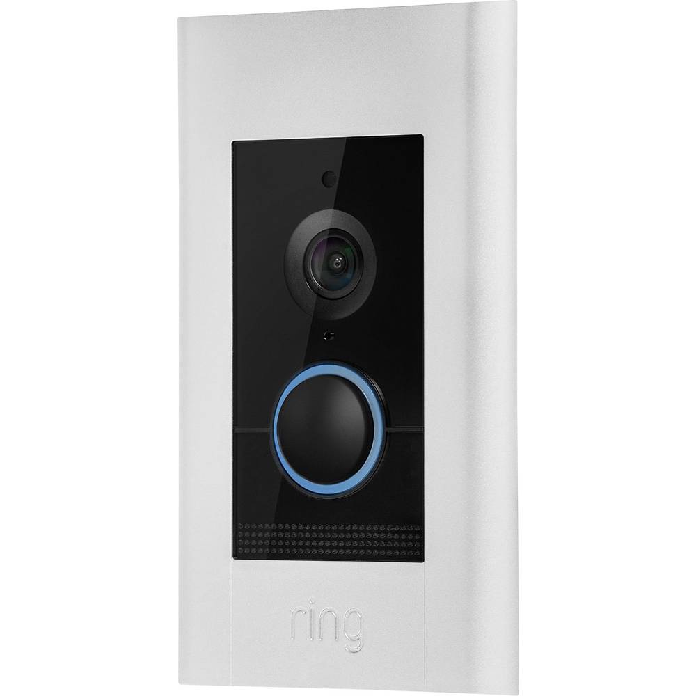 Image of ring 8VR1E7-0EU0 IP video door intercom LAN Wi-Fi Complete kit Detached Nickel (satin) Pearl white Black