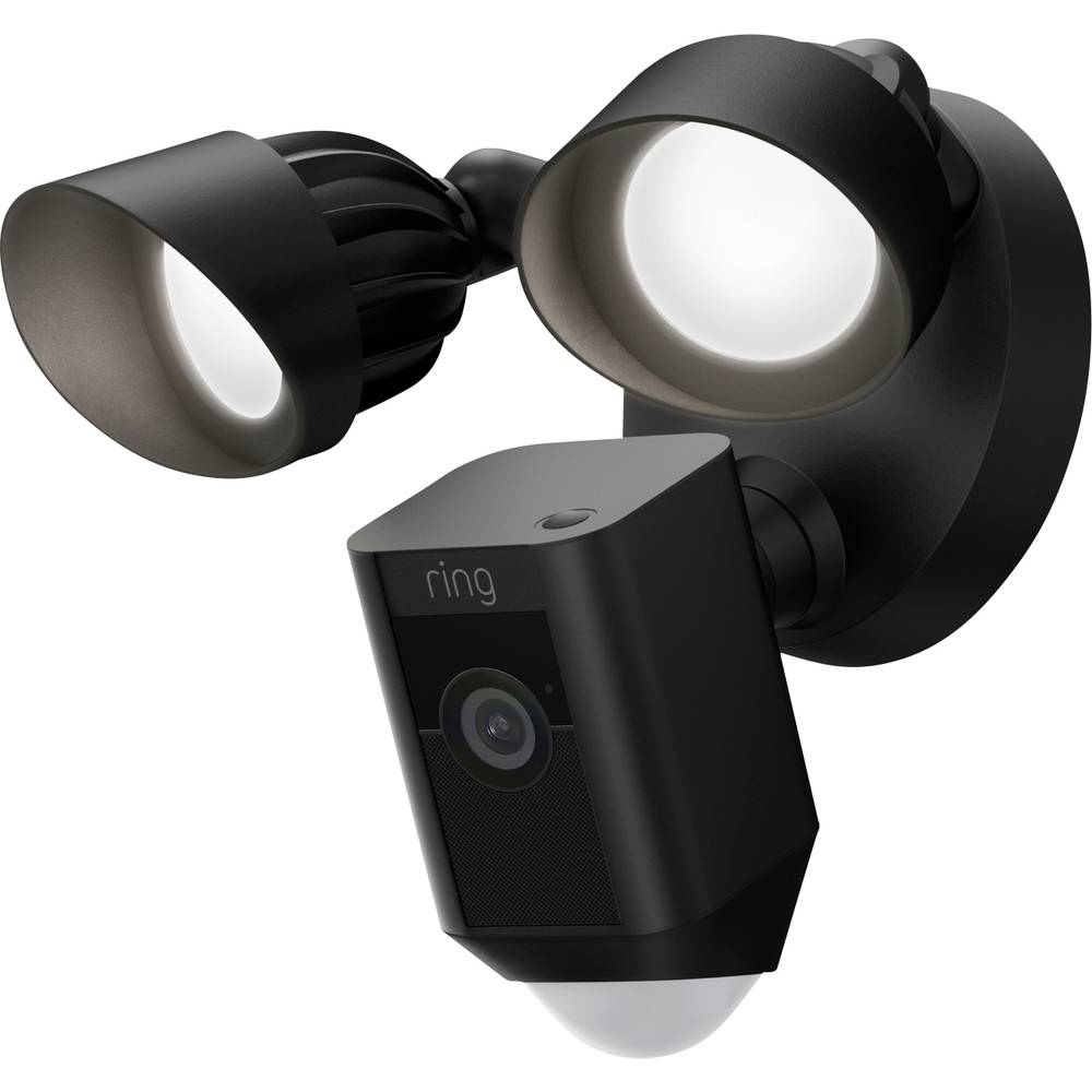 Image of ring Floodlight Cam Wired Plus Black 8SF1P1-BEU0 Wi-Fi IP CCTV camera 1920 x 1080 p