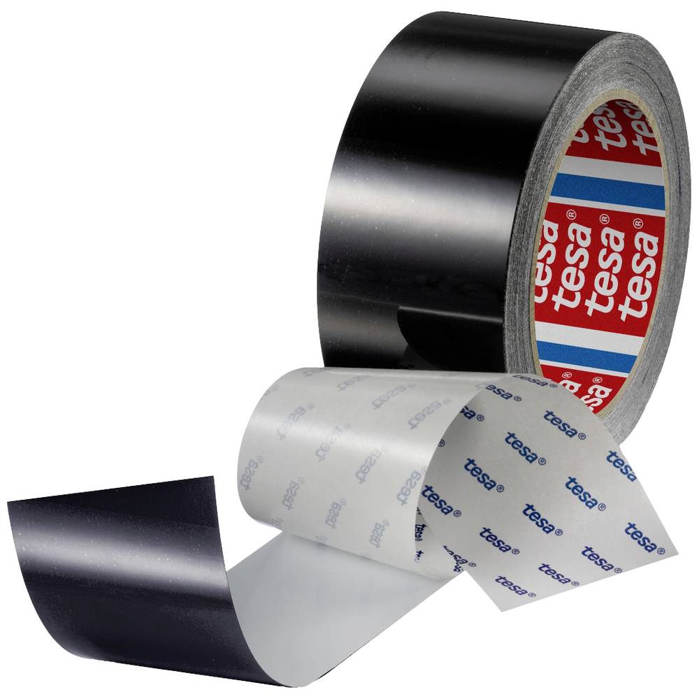 Image of tesa ANTI-SCRATCH 60960-00000-00 Floor marker tape tesaÂ® Black (L x W) 20 m x 50 mm 1 pc(s)
