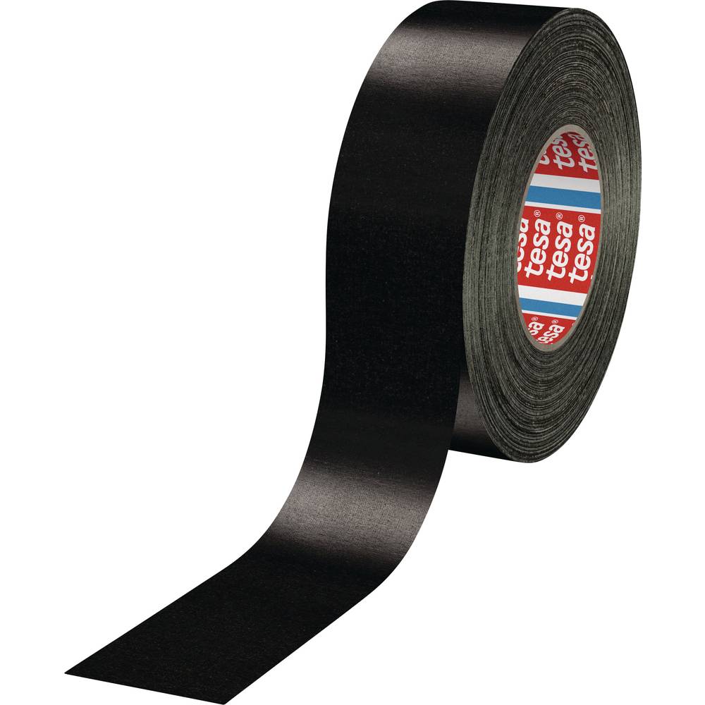 Image of tesa PERFECT 57231-00000-02 Cloth tape tesaÂ® extra Power Black (L x W) 50 m x 50 mm 1 pc(s)
