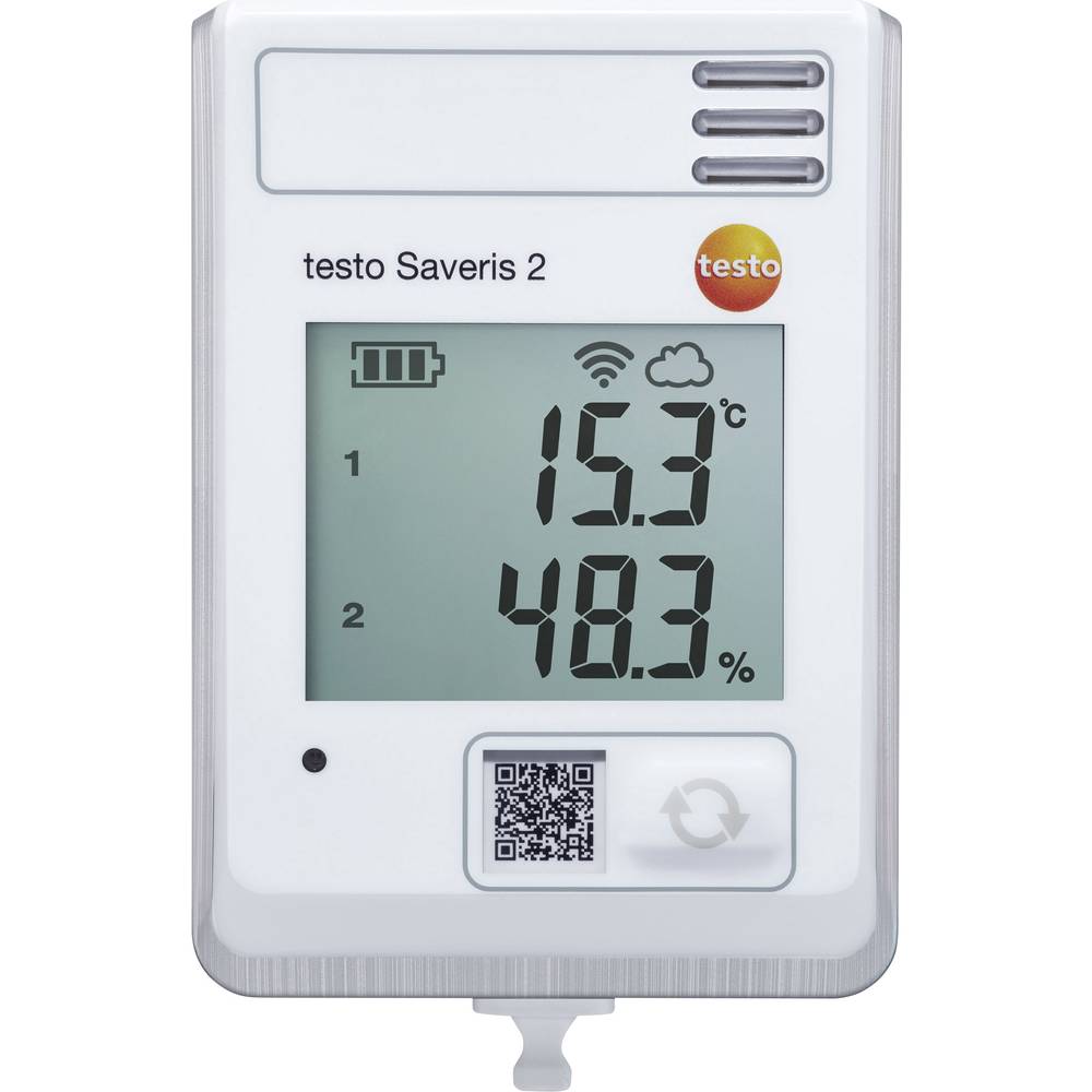 Image of testo 0572 2034 Saveris 2-H1 Multi-channel data logger Unit of measurement Temperature Humidity -30 up to 50 Â°C 0 up to