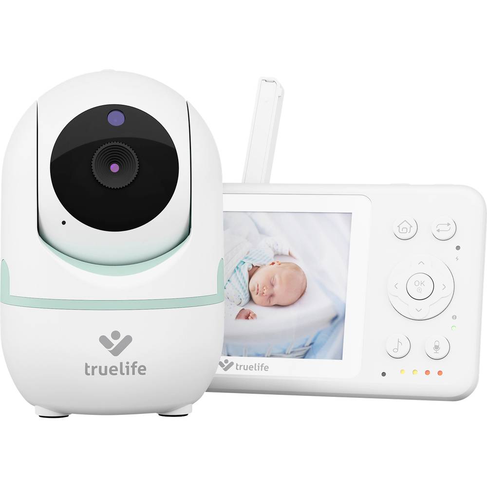 Image of truelife NannyCam R4 TLVMMNCR4NNWA Baby monitor incl camera Radio 24 GHz