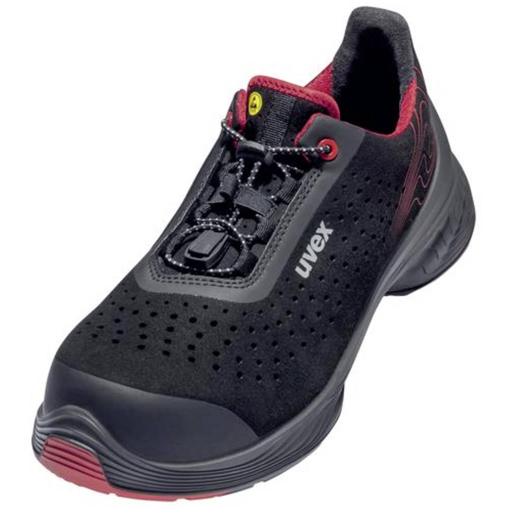 Image of uvex 1 G2 6837237 ESD Safety shoes S1P Shoe size (EU): 37 Red-black 1 Pair