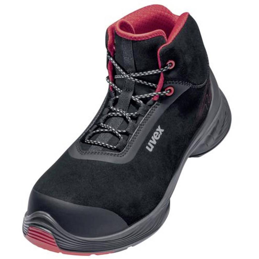 Image of uvex 1 G2 6839235 ESD Safety work boots S3 Shoe size (EU): 35 Red-black 1 Pair