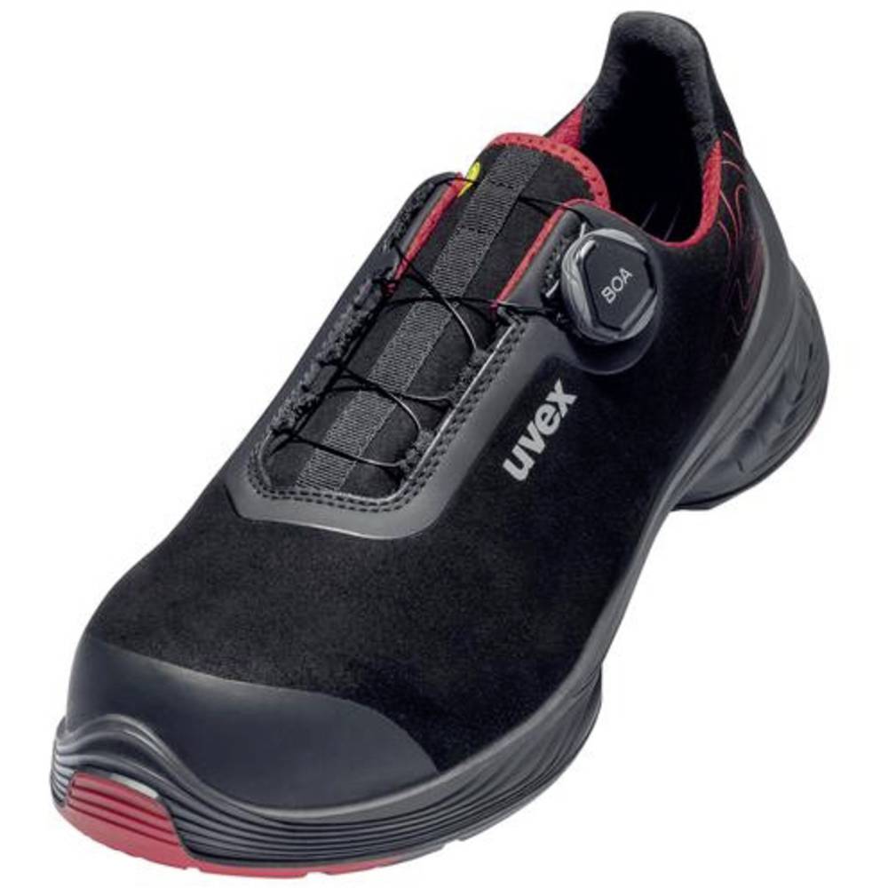 Image of uvex 1 G2 6840235 ESD Safety work boots S3 Shoe size (EU): 35 Red-black 1 Pair