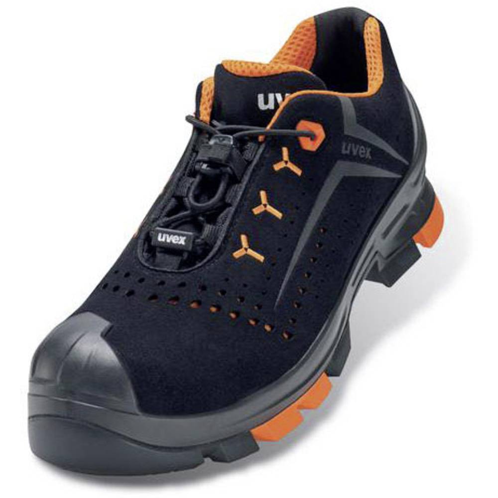 Image of uvex 2 6501239 ESD Protective footwear S1P Shoe size (EU): 39 Black Orange 1 Pair