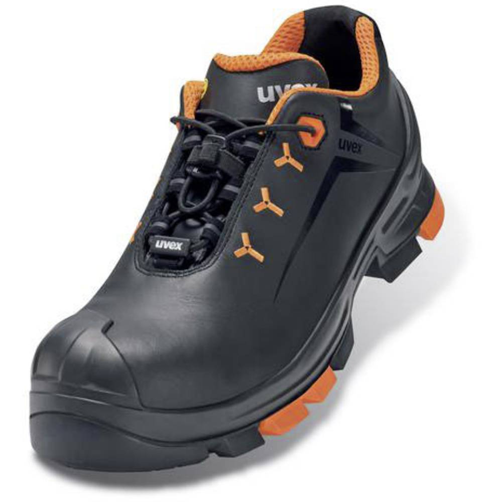 Image of uvex 2 6502239 Protective footwear S3 Shoe size (EU): 39 Black Orange 1 Pair