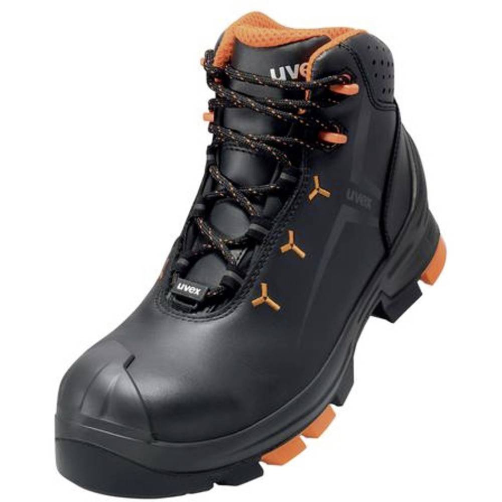 Image of uvex 2 6503235 ESD Safety work boots S3 Shoe size (EU): 35 Orange Black 1 Pair