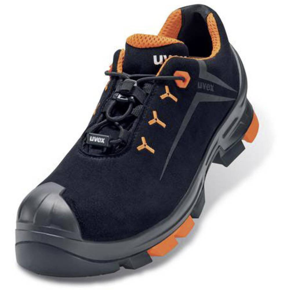 Image of uvex 2 6508239 ESD Protective footwear S3 Shoe size (EU): 39 Black Orange 1 Pair