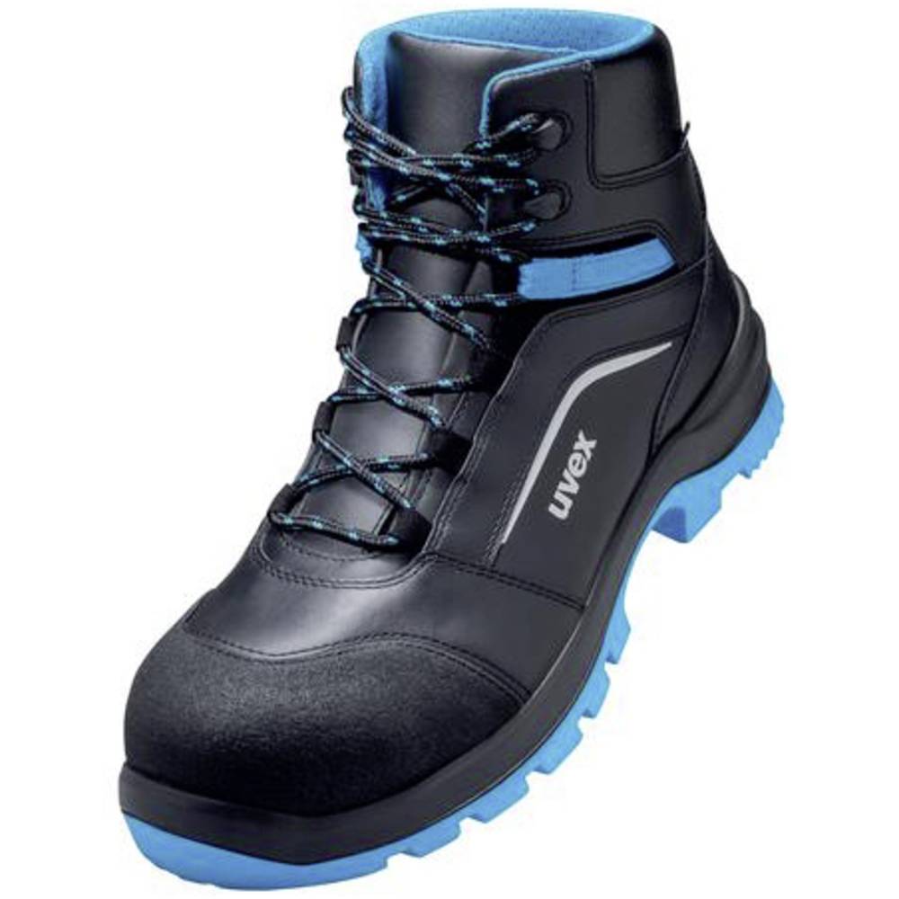 Image of uvex 2 xenovaÂ® 9556248 ESD Safety work boots S3 Shoe size (EU): 48 Blue-black 1 Pair