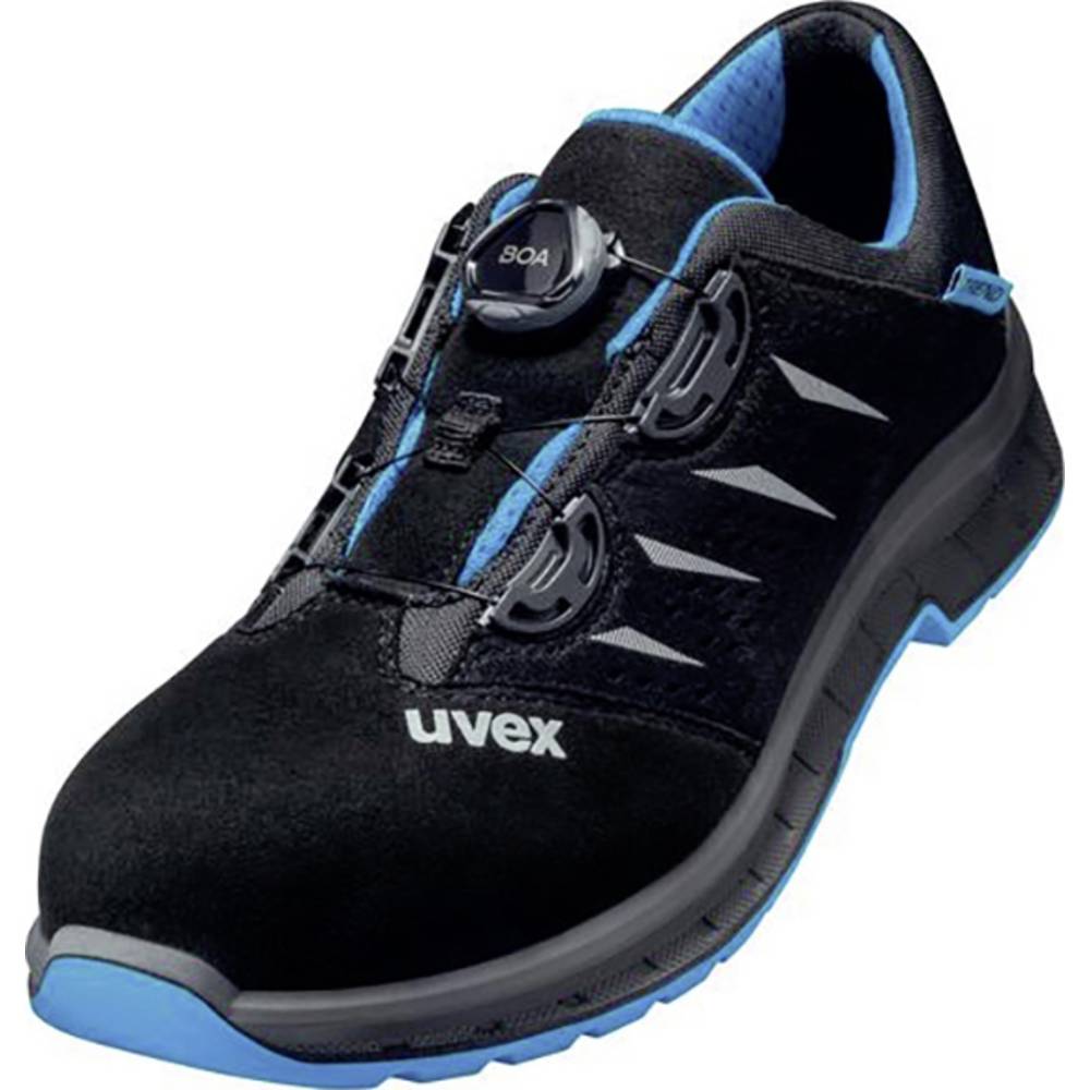 Image of uvex 6938 6938238 Safety shoes S1P Shoe size (EU): 38 Black/blue 1 Pair