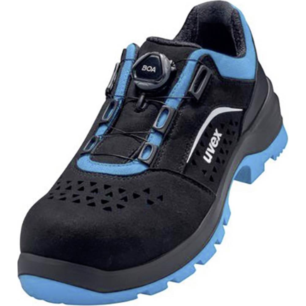 Image of uvex 9558 9558238 Safety shoes S1P Shoe size (EU): 38 Black/blue 1 Pair